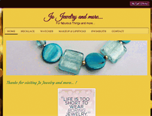 Tablet Screenshot of jojewelryandmore.com